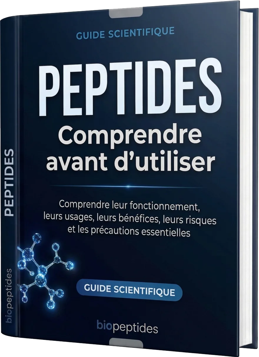 Couverture du guide « PEPTIDES : comprendre avant d'utiliser »