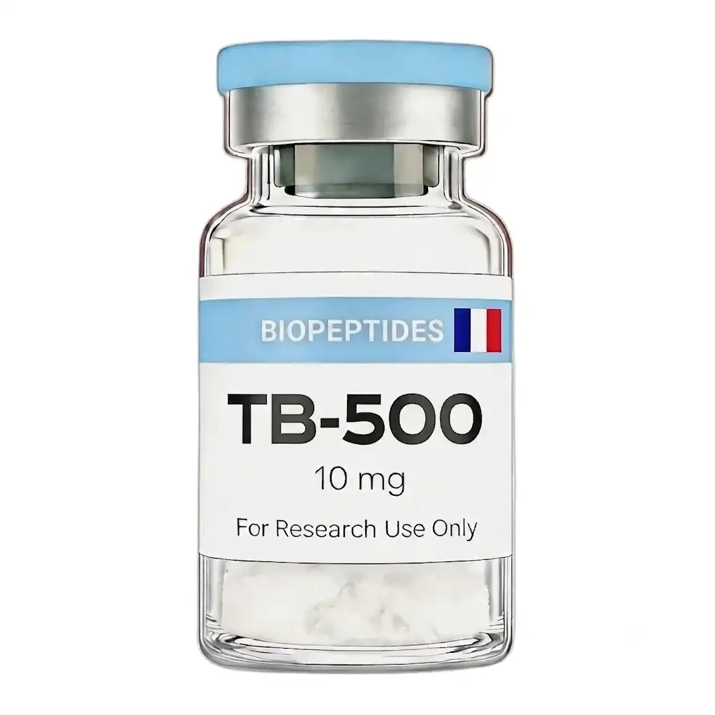 TB-500 — flacon de peptide de recherche lyophilisé